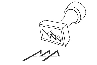 Zum Stempeln geeignet