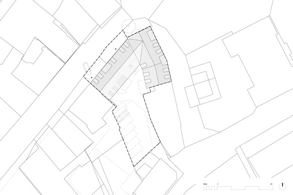 Lageplan Emsdettener Straße /Nikolaistraße Borghorst Mehrfamilienhaus Borghorst