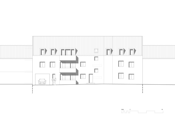 Ansicht Süd/Hofseite