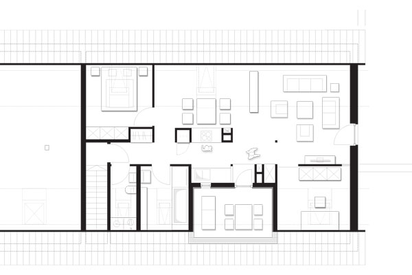Grundriss Dachgeschosswohnung
