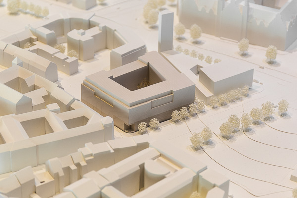 Wettbewerbsmodell: Aufnahme von Südost